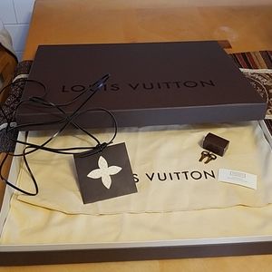 Louis Vuitton box, dust bag